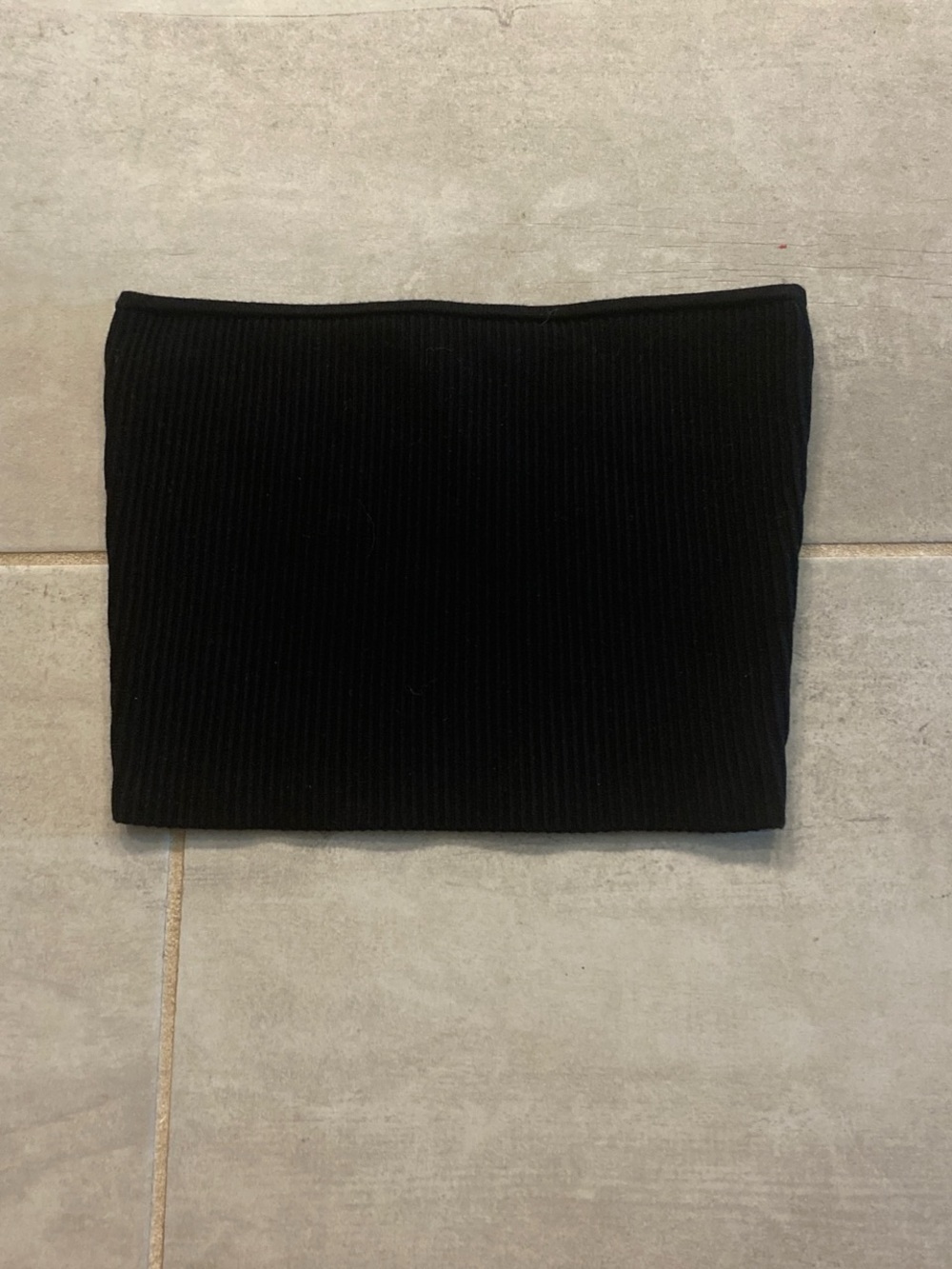 Gianni Bini Black ribbed tube top